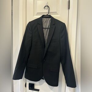 Men's Top Shop Topman Black Slim Cut Blazer Sport Coat Size 34